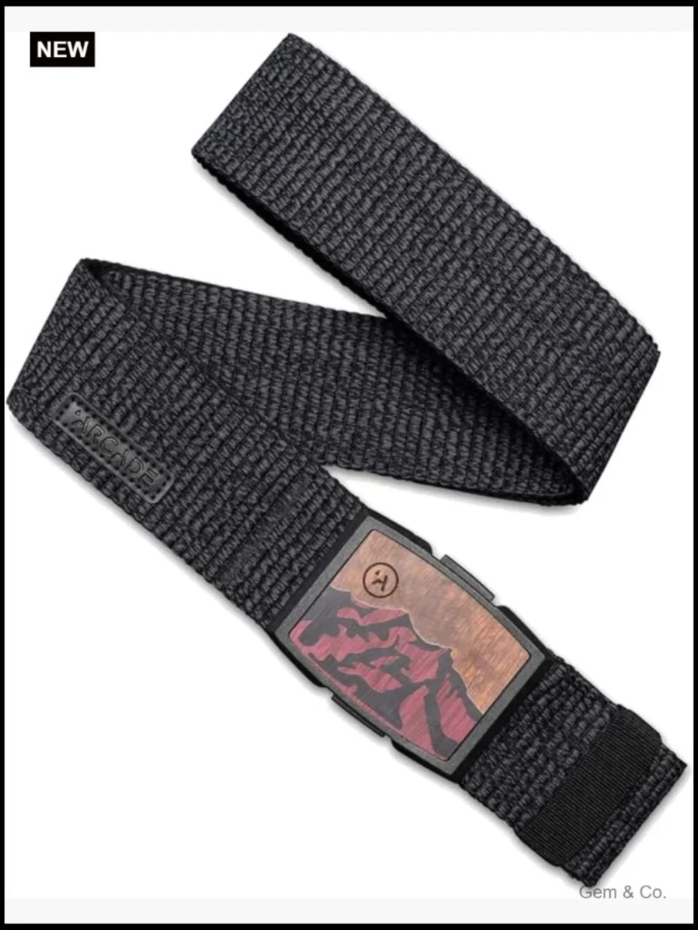 Heavy Duty Elastic Webbing Belt, Performance Stretch, Travel Friendly Buckle